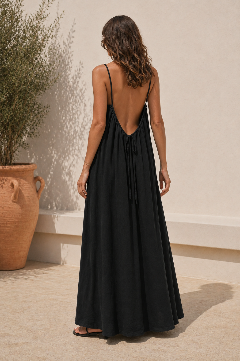 Yara - Open-Back Strappy Dress