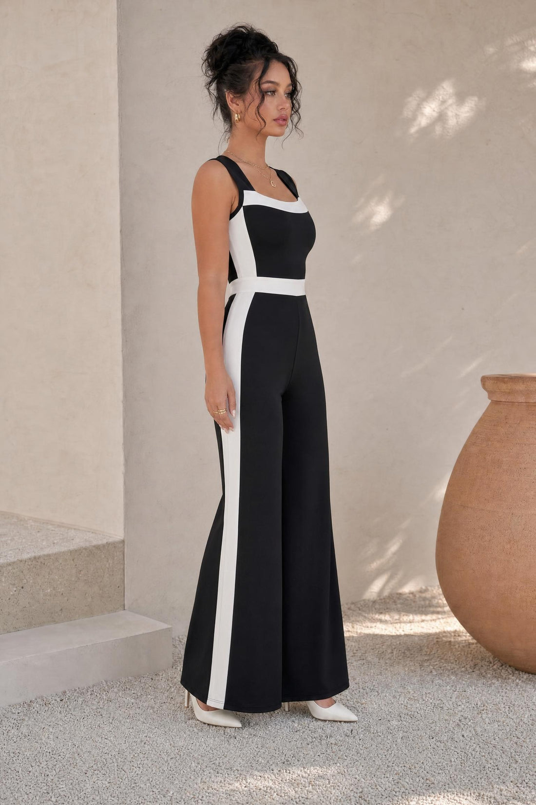 Zola - Sleeveless Colour-Block Jumpsuit